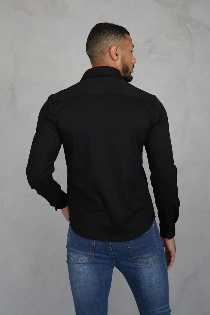 Shirt Jacket with Button Front