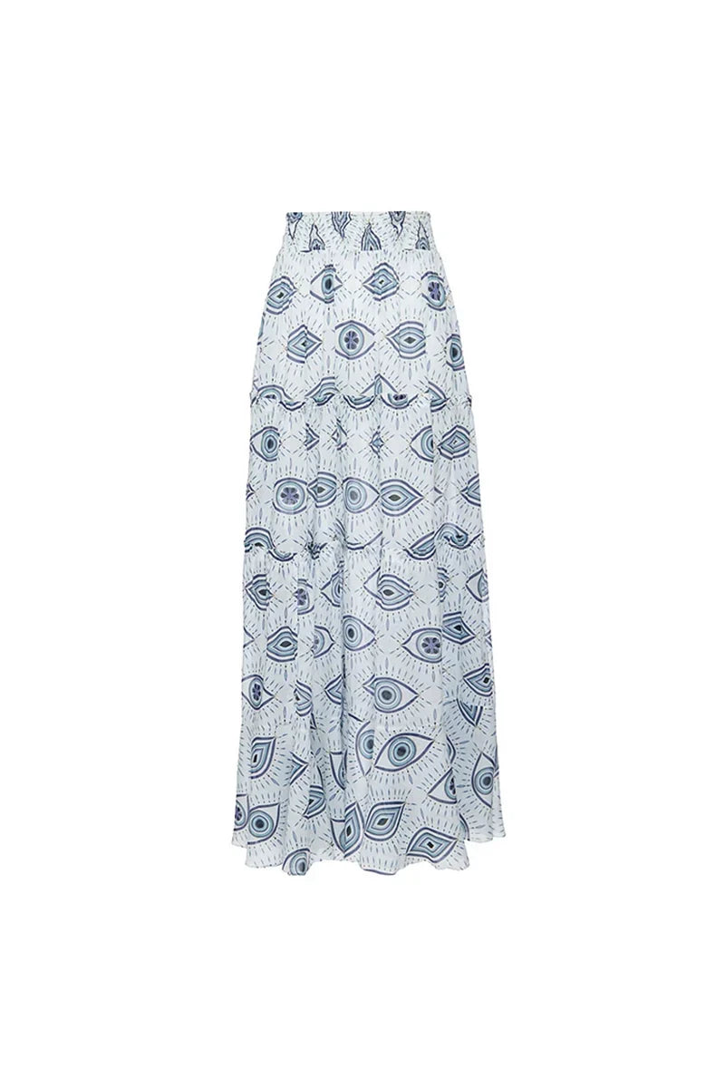 Evil Eye Print One-Piece Swimwear
