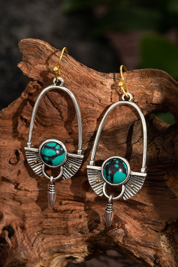 Women's Boho Turquoise Earrings