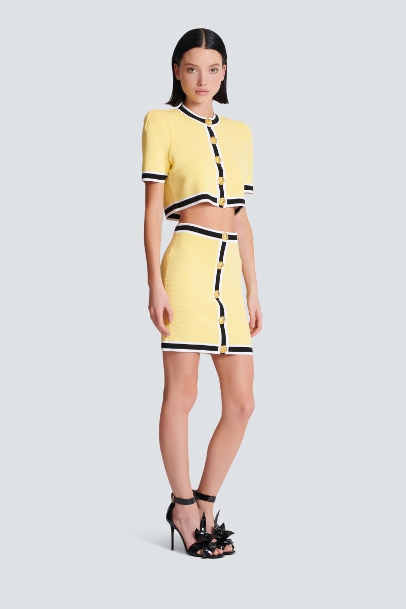 Coordinated Frances Ribbed Knit Skirt Set