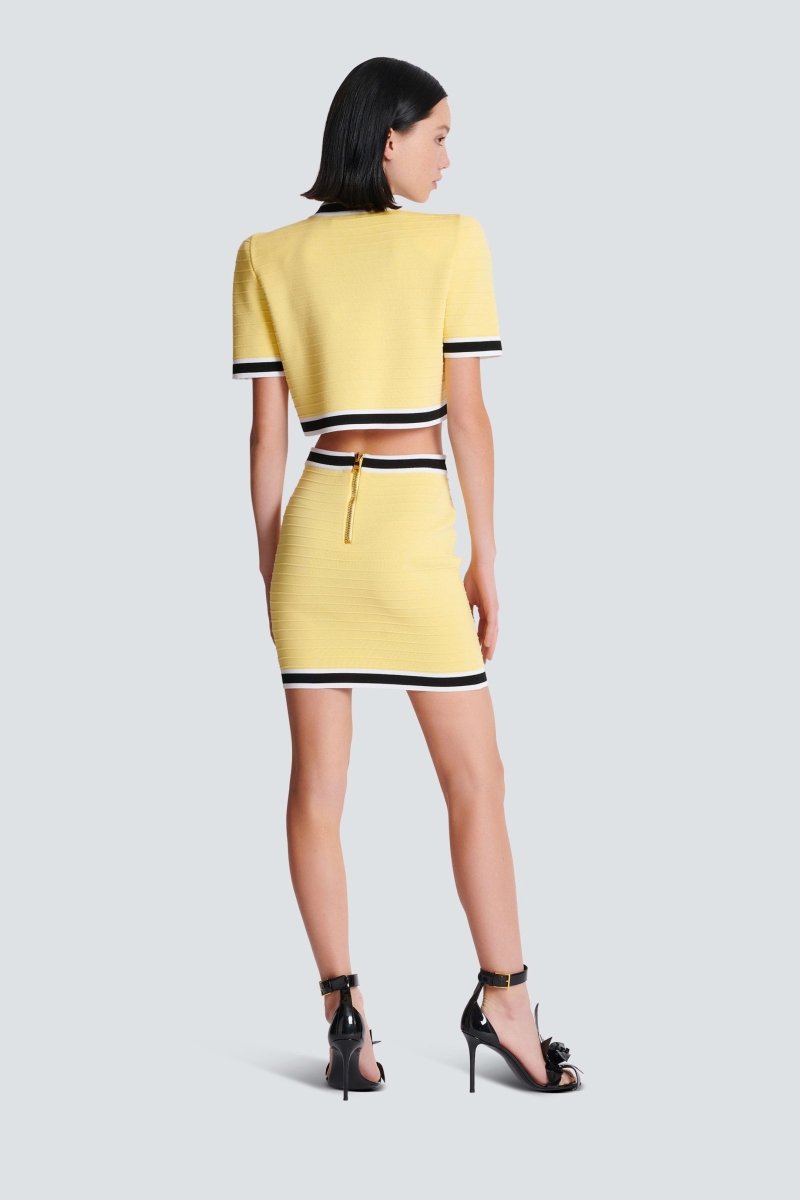Coordinated Frances Ribbed Knit Skirt Set