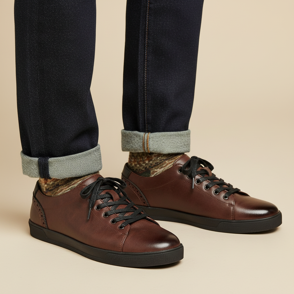 Leather Shoes with City-Ready Traction
