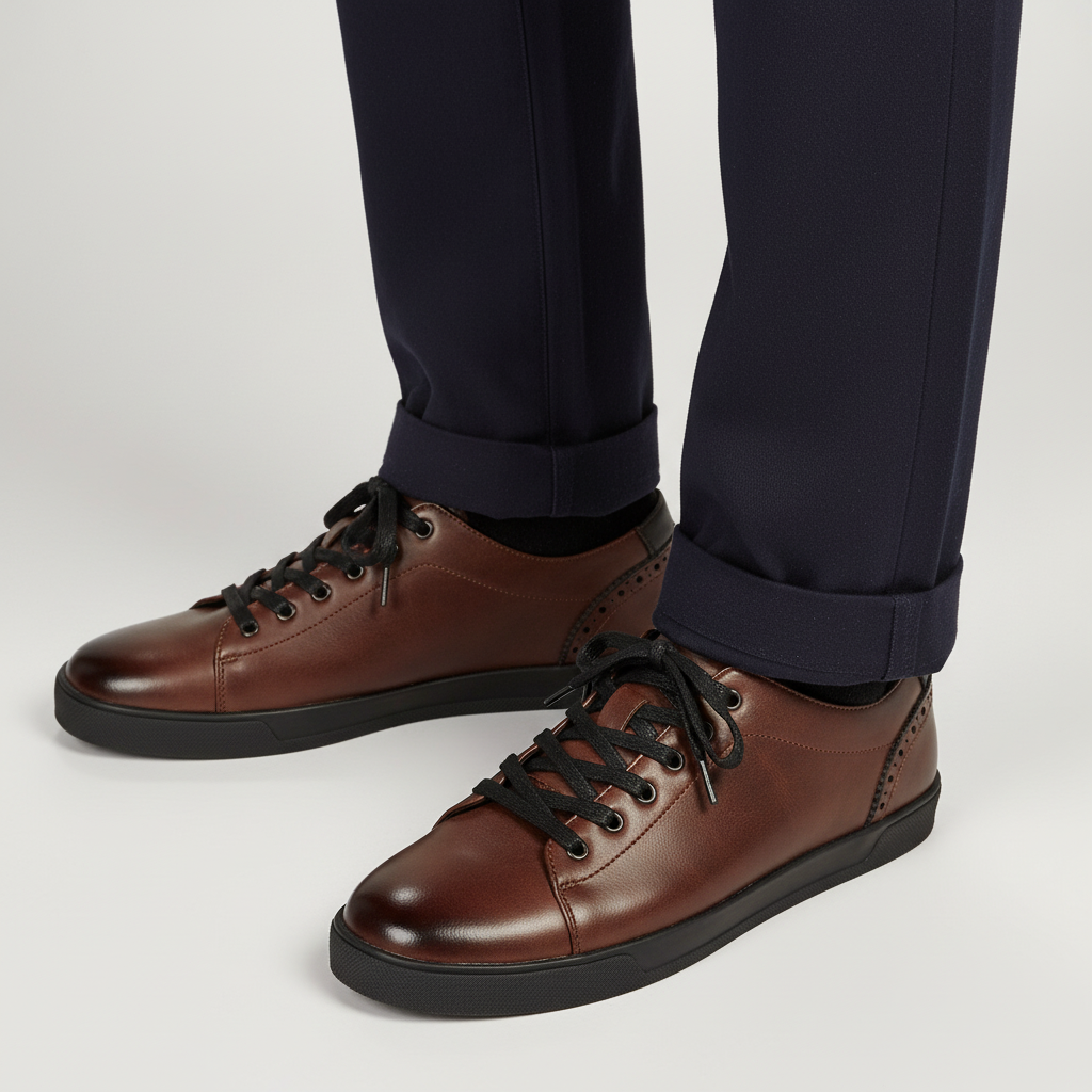 Leather Shoes with City-Ready Traction
