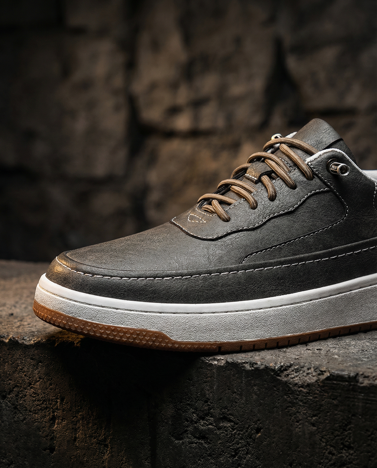 Casual Full-Grain Cowhide Leather Shoes