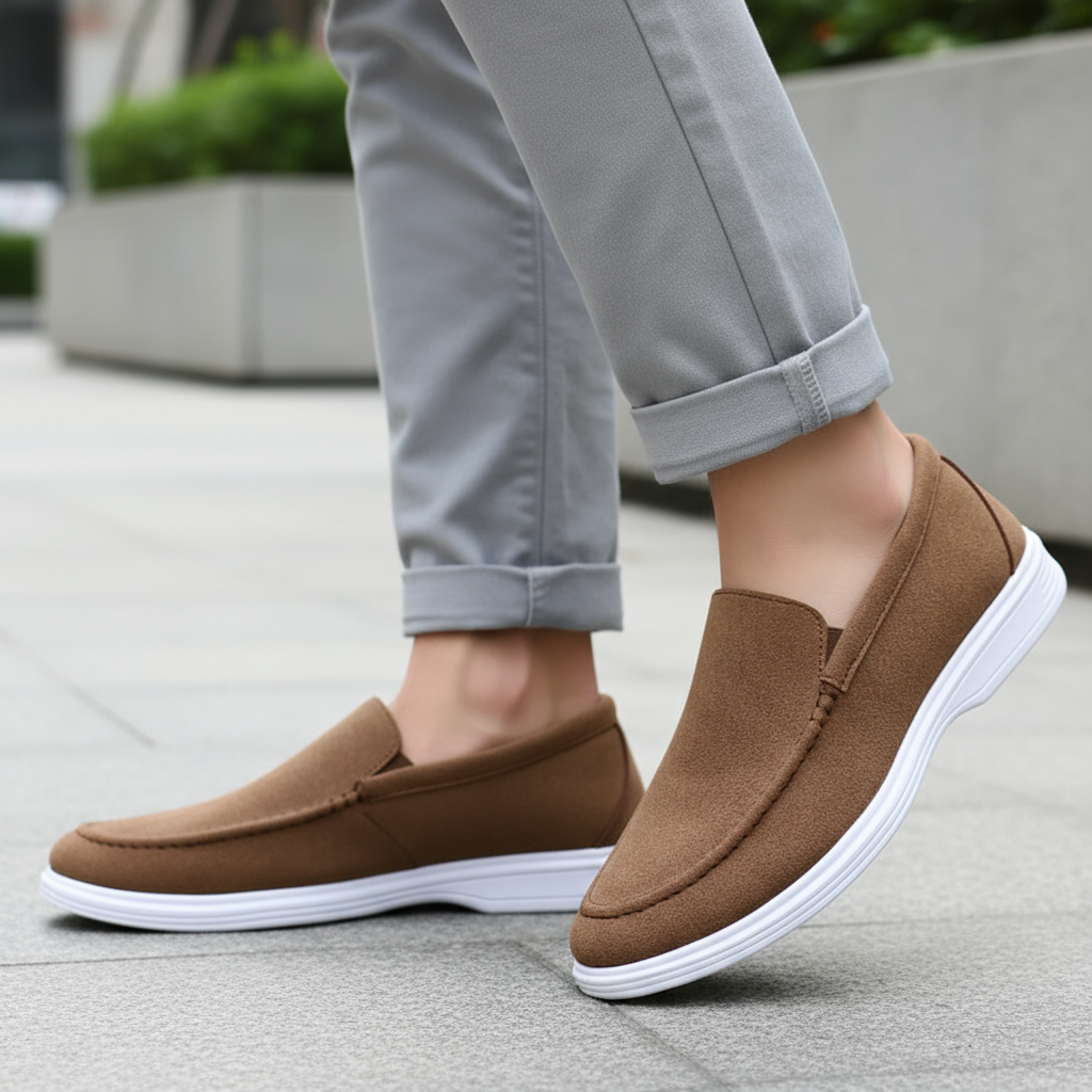 Suede Loafers with All-Day Comfort