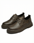 Full-Grain Leather Derby Shoes with Broken-In Comfort