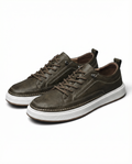 Cowhide Leather Shoes with Broken-In Comfort