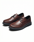 Leather Derby Shoes with Heavy-Duty Sole