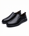 Leather Slip-On Shoes with All-Day Comfort