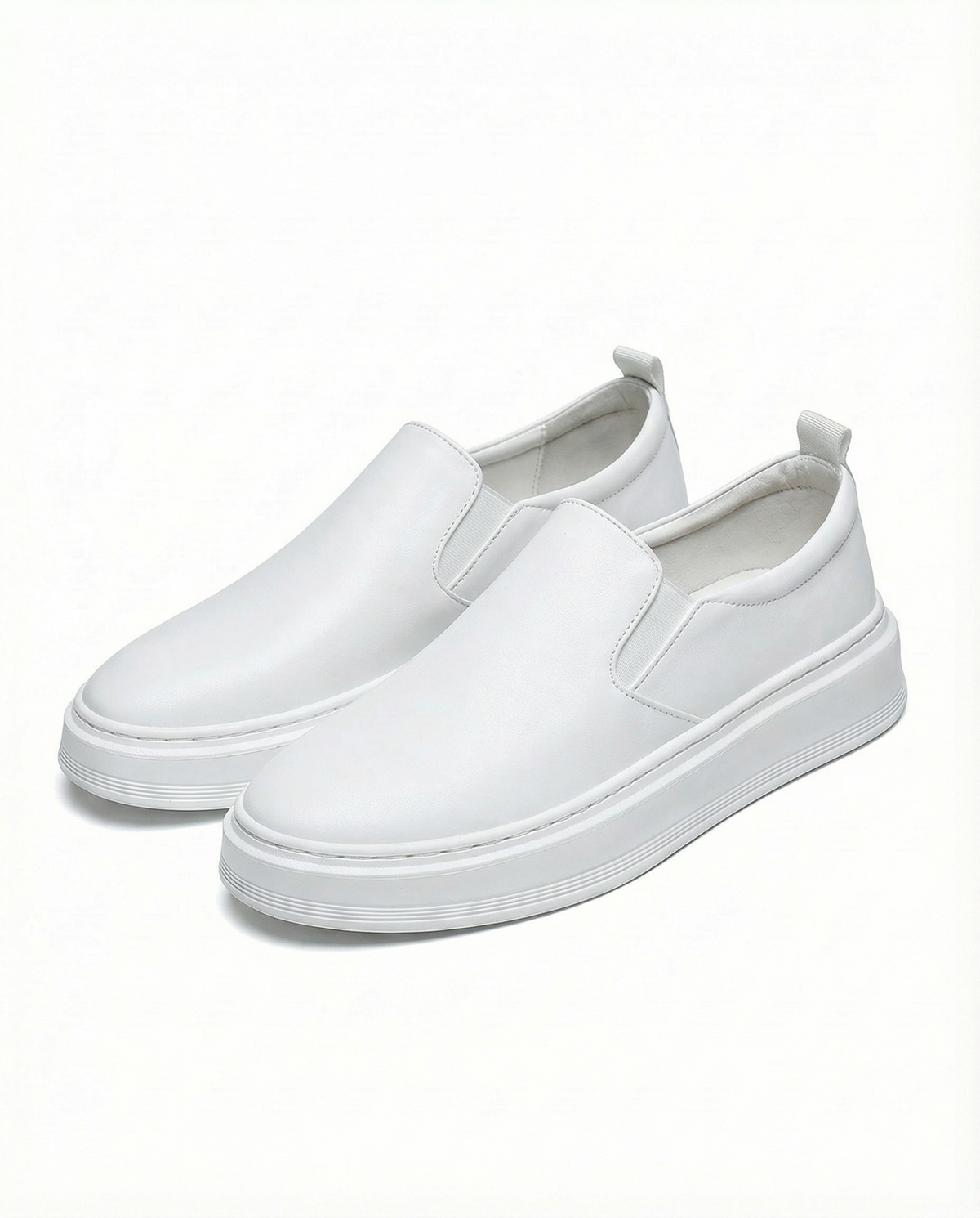Leather Slip-On Shoes with Broken-In Comfort