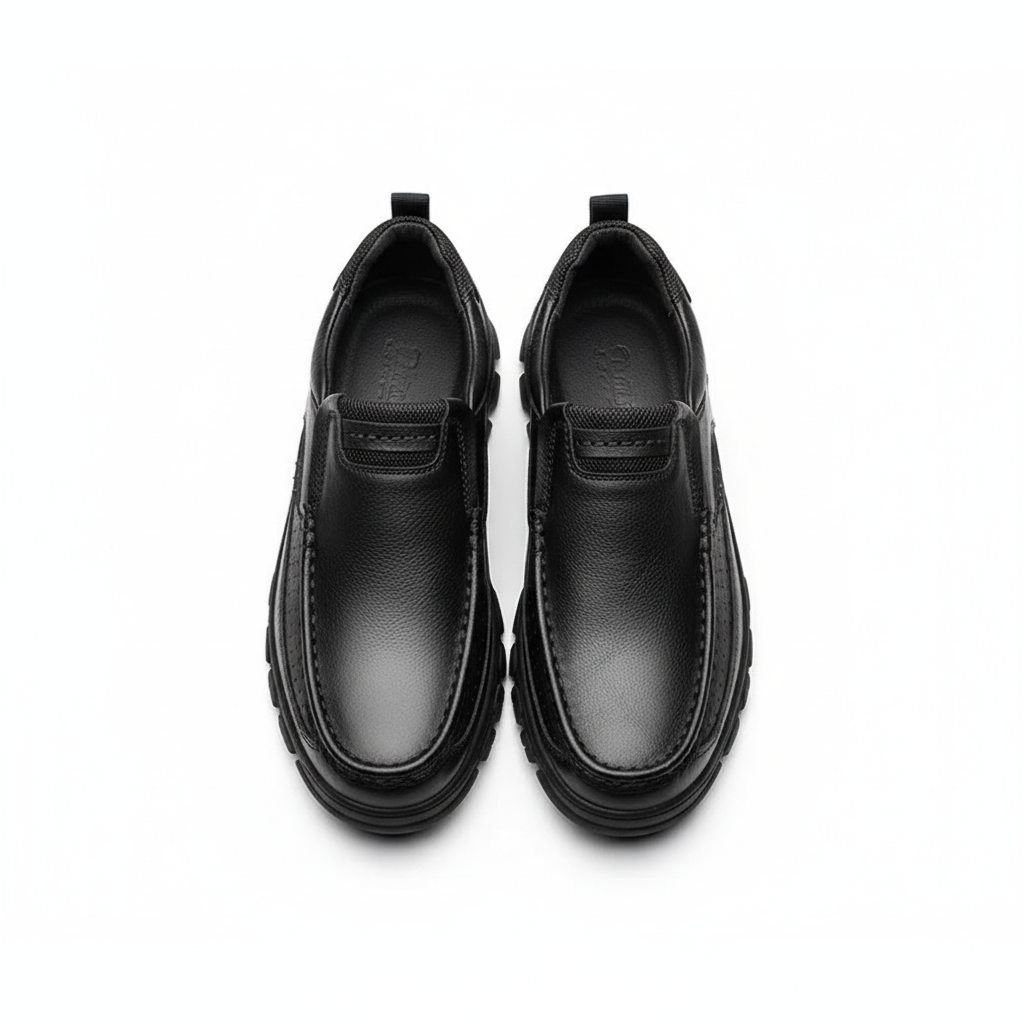 Full-Grain Leather Loafers with Trail-Ready Outsole