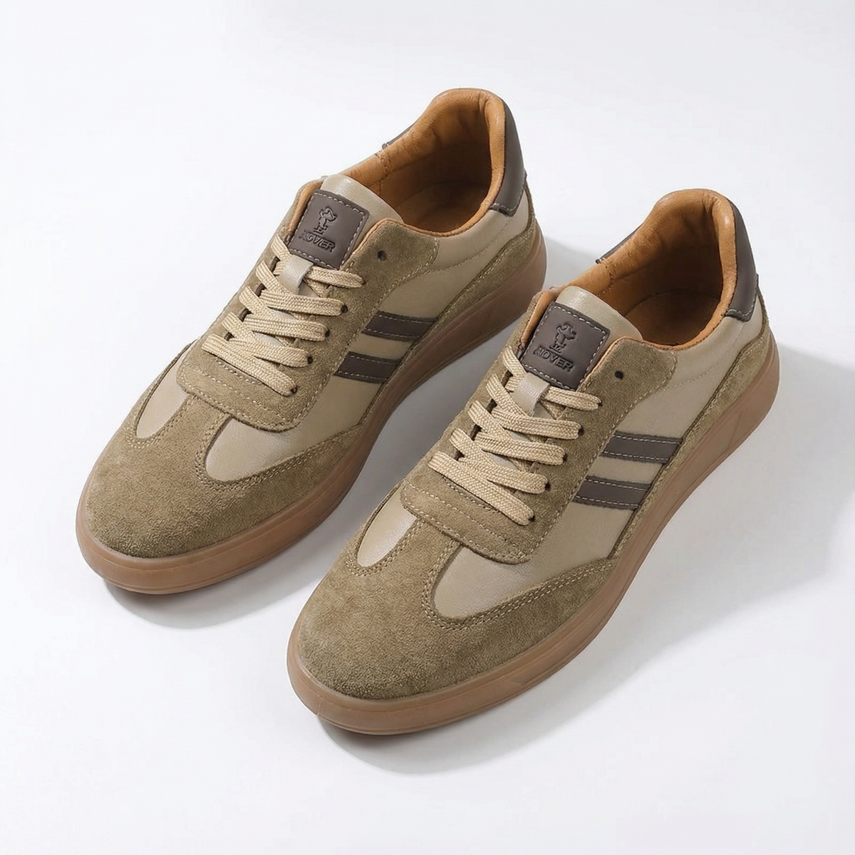 Suede Shoes with Breathable Upper