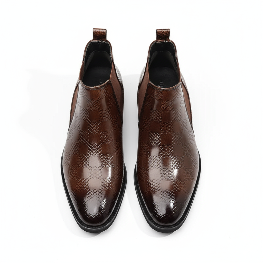 Casual Leather Chelsea Boots