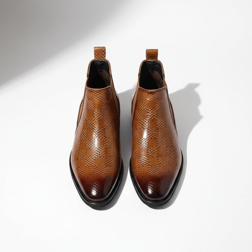 Casual Leather Chelsea Boots
