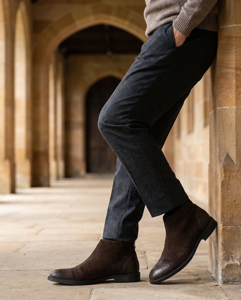 Suede Leather Boots with All-Day Comfort
