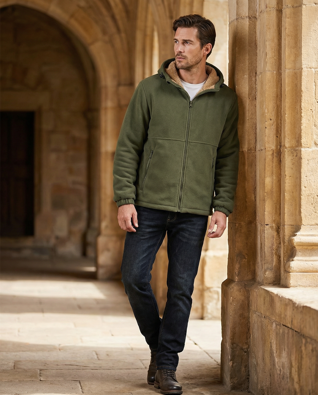 Lightweight Fleece Hoodie