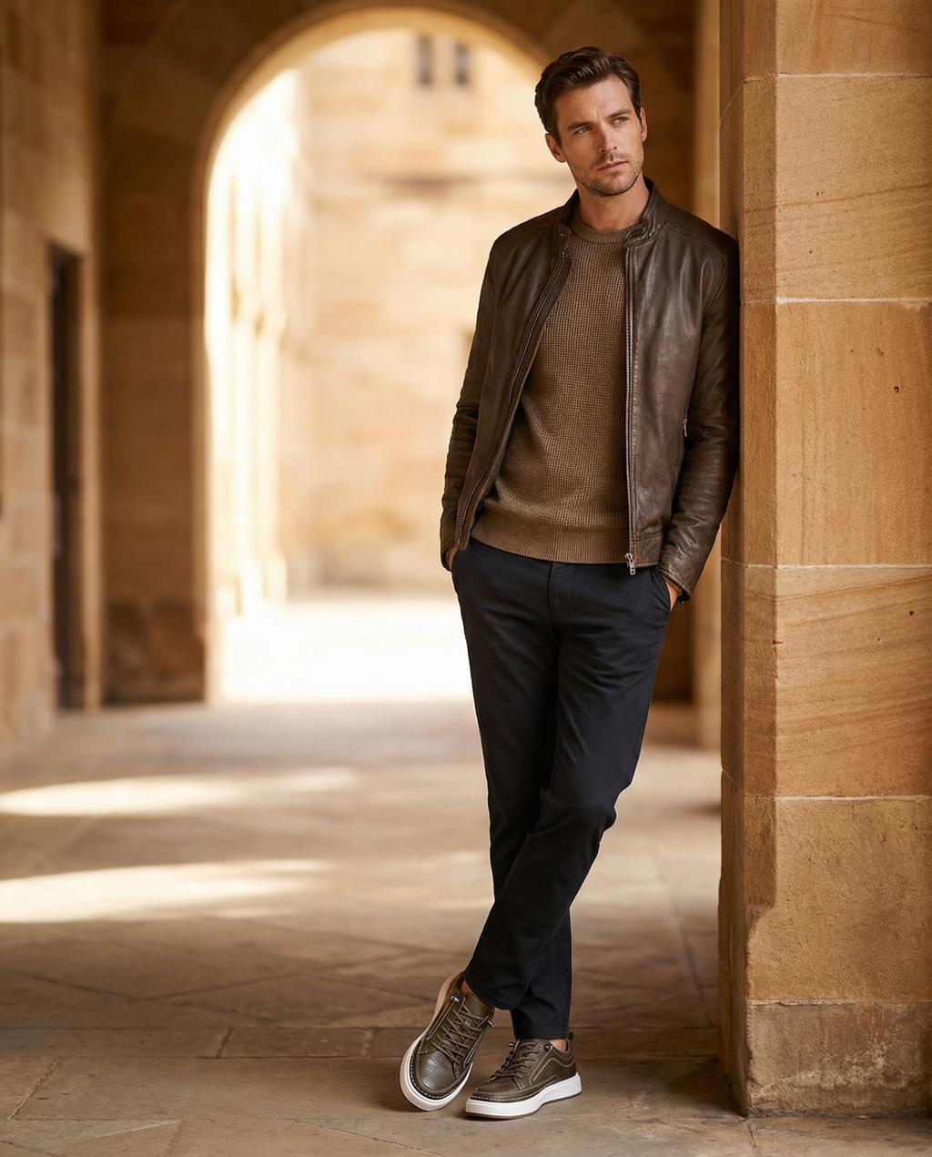 Cowhide Leather Shoes with Broken-In Comfort
