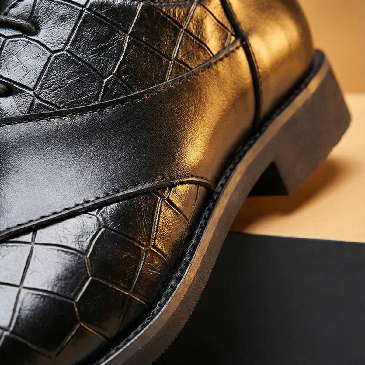 Minimalist Leather Oxford Shoes