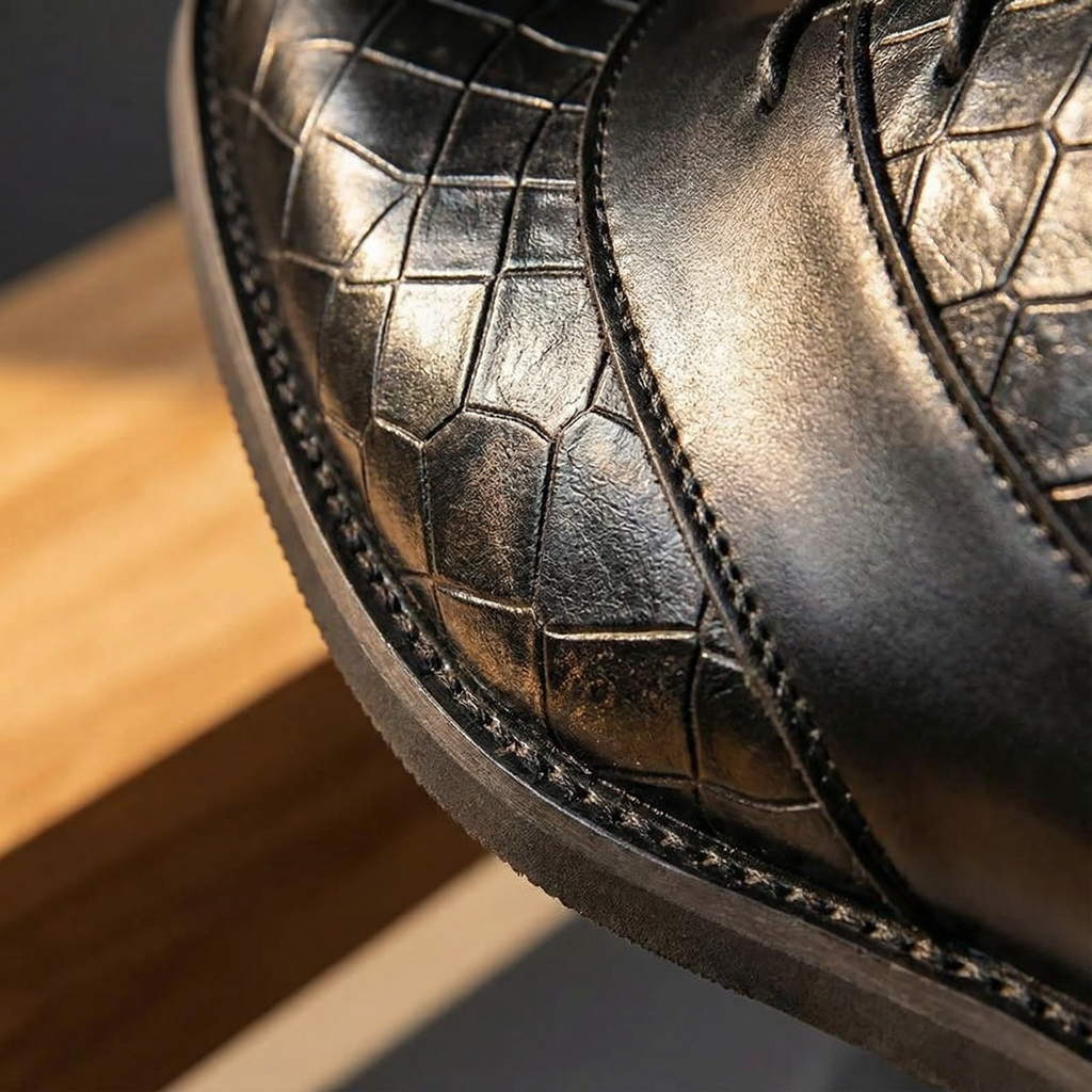 Minimalist Leather Oxford Shoes