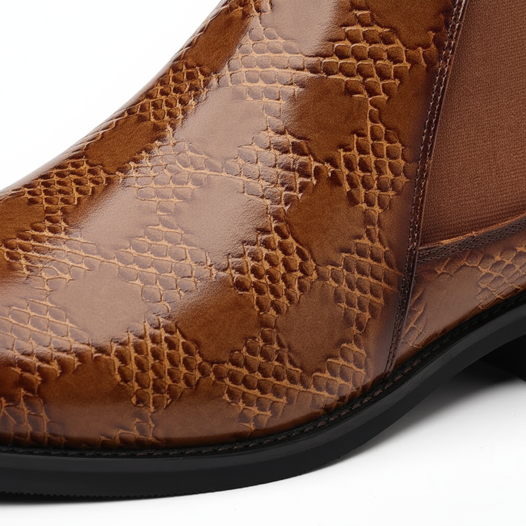 Casual Leather Chelsea Boots