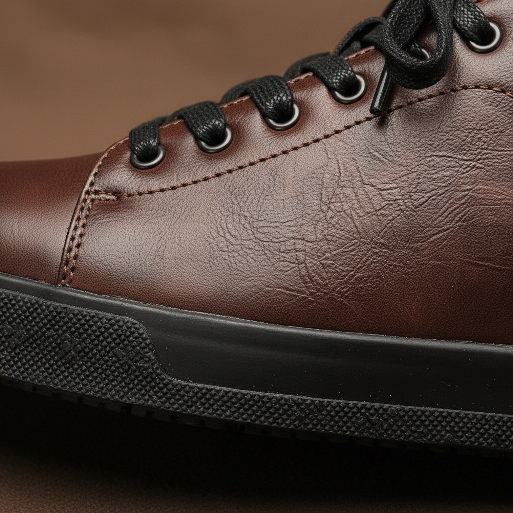 Leather Shoes with City-Ready Traction
