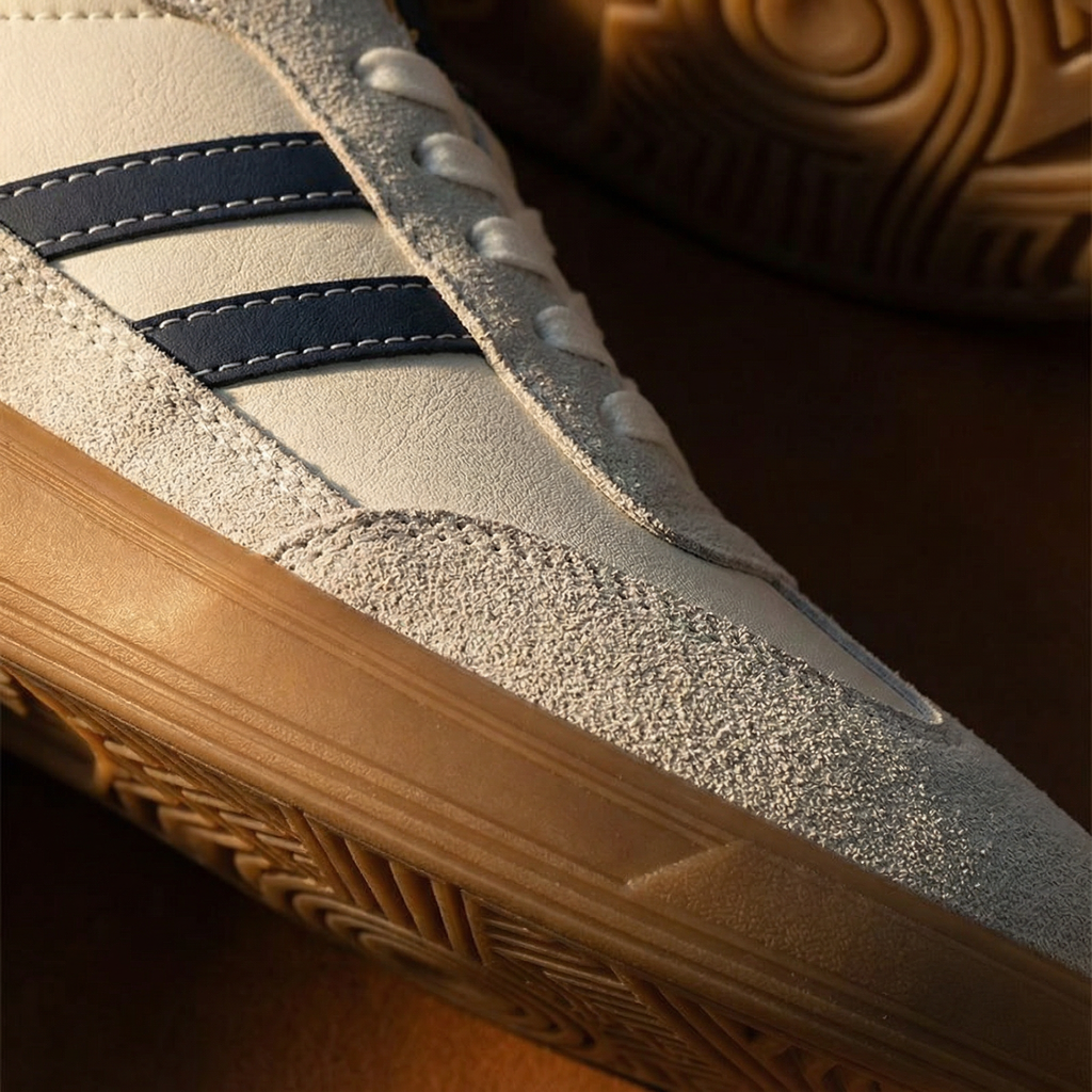 Suede Shoes with Breathable Upper