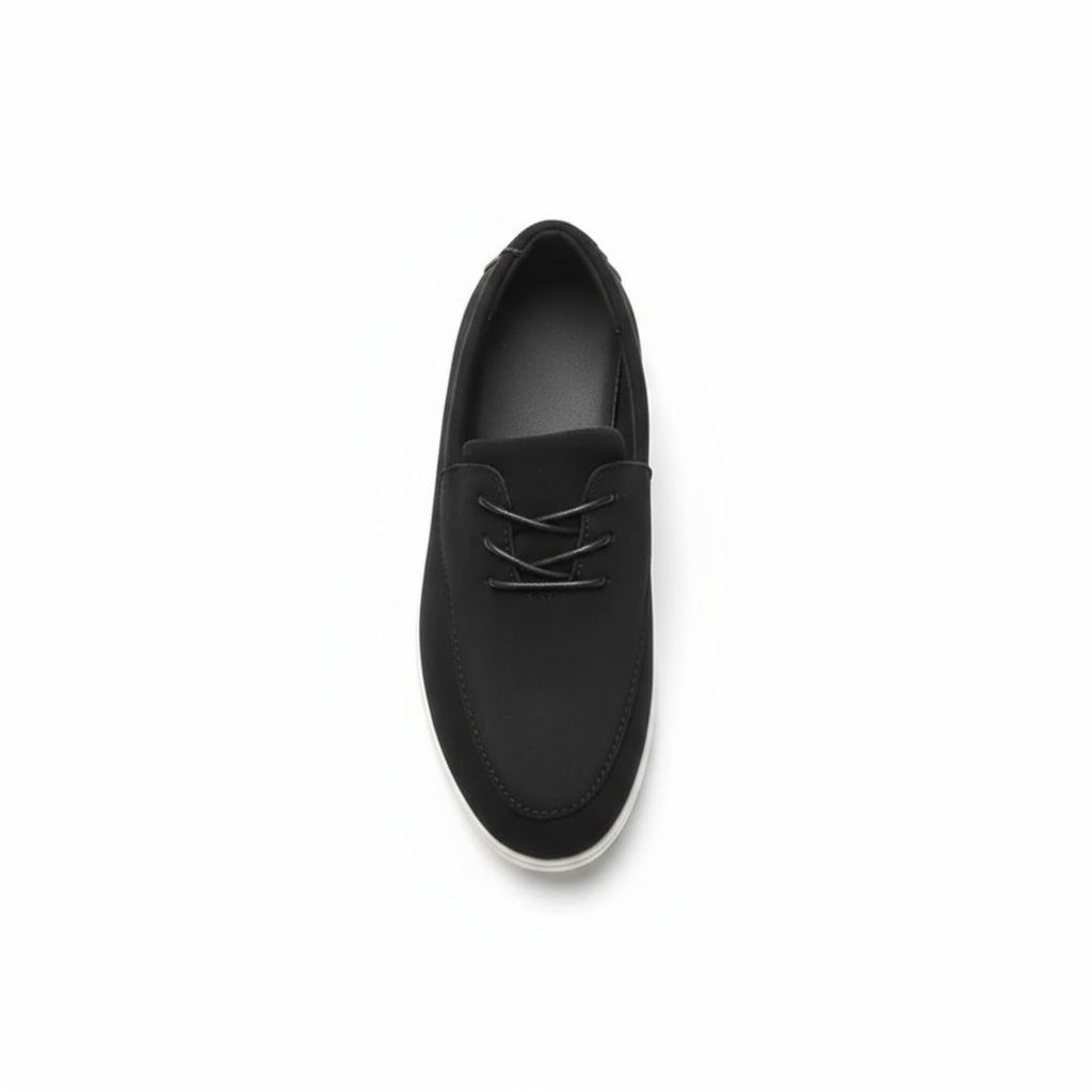 Suede Loafers with Cushioned Sole