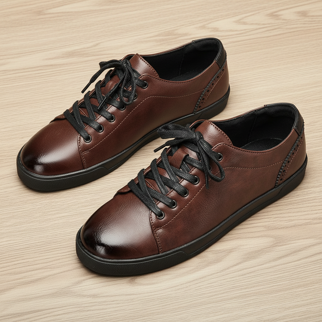 Leather Shoes with City-Ready Traction