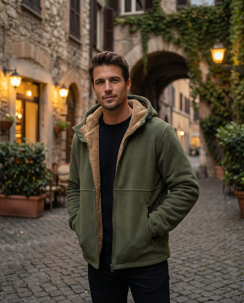 Lightweight Fleece Hoodie