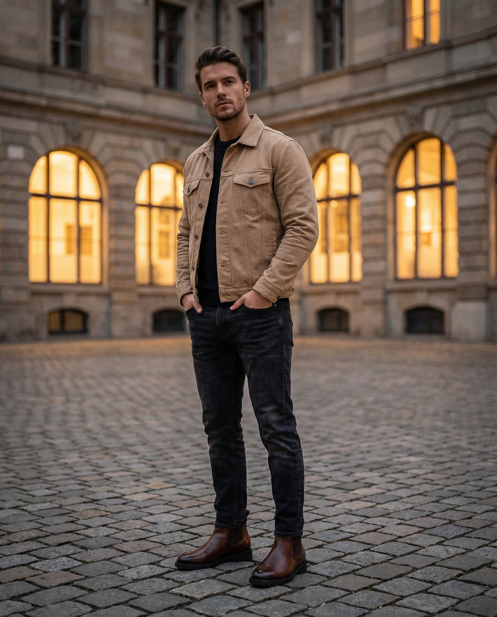 Leather Chelsea Boots with Broken-In Comfort