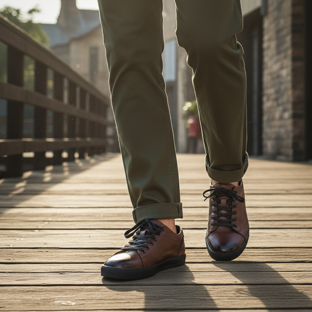 Leather Shoes with City-Ready Traction