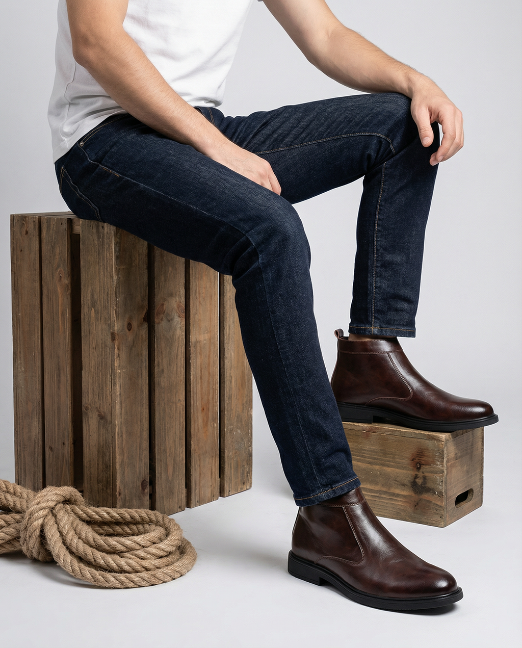 Casual Leather Boots