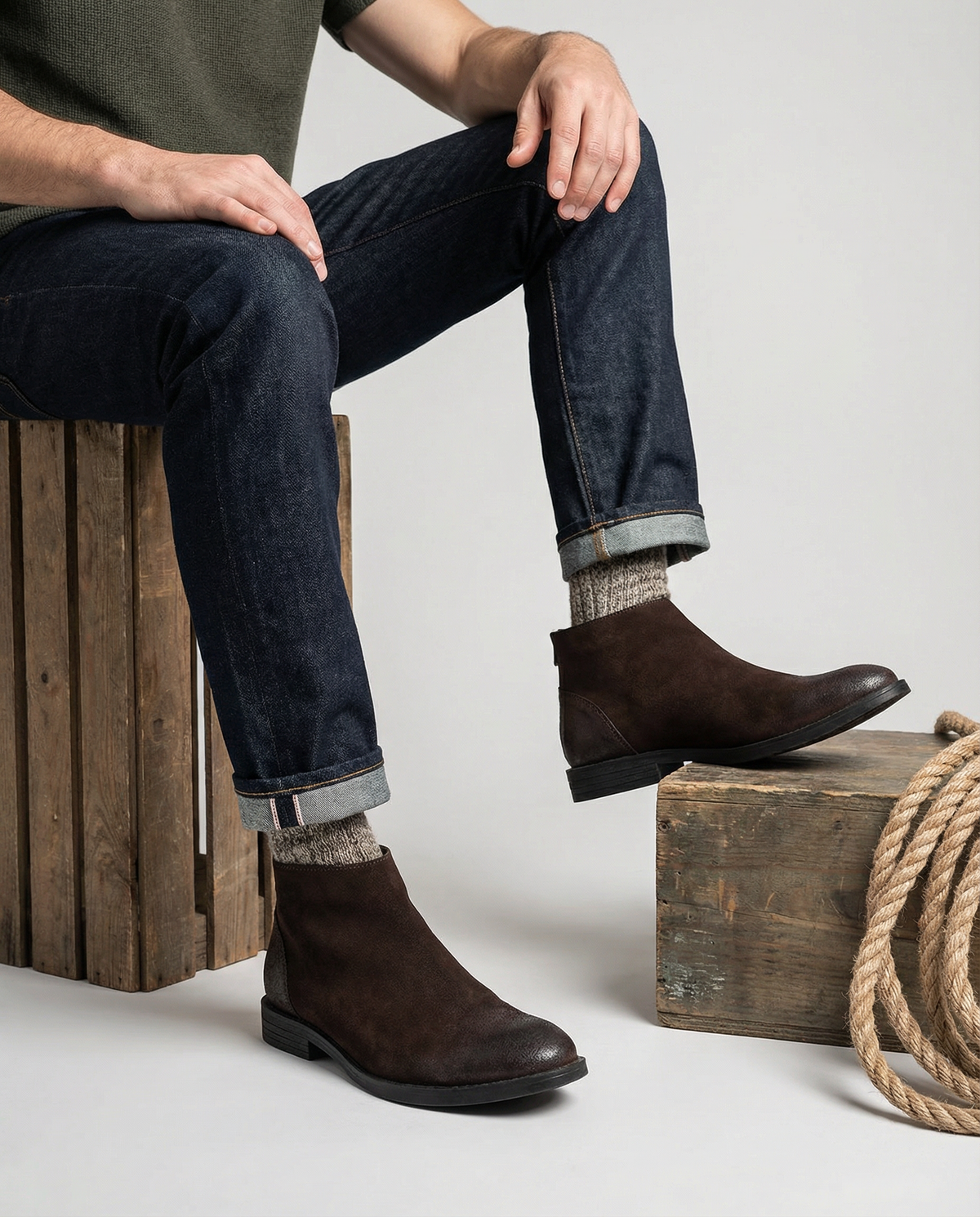 Suede Leather Boots with All-Day Comfort