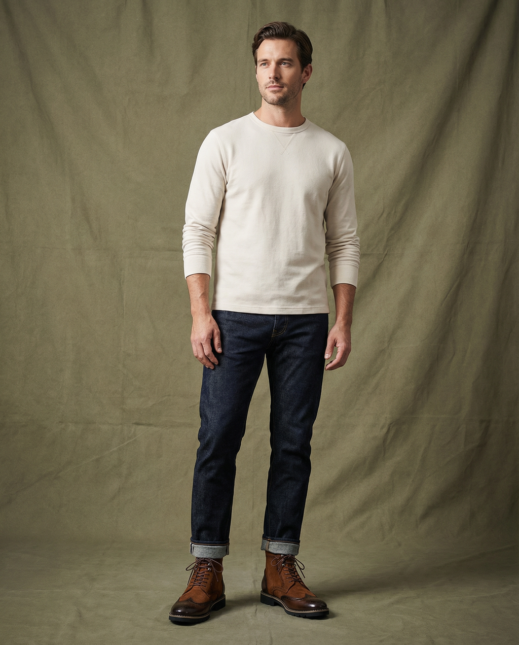 Burnished Leather Boots with Broken-In Comfort