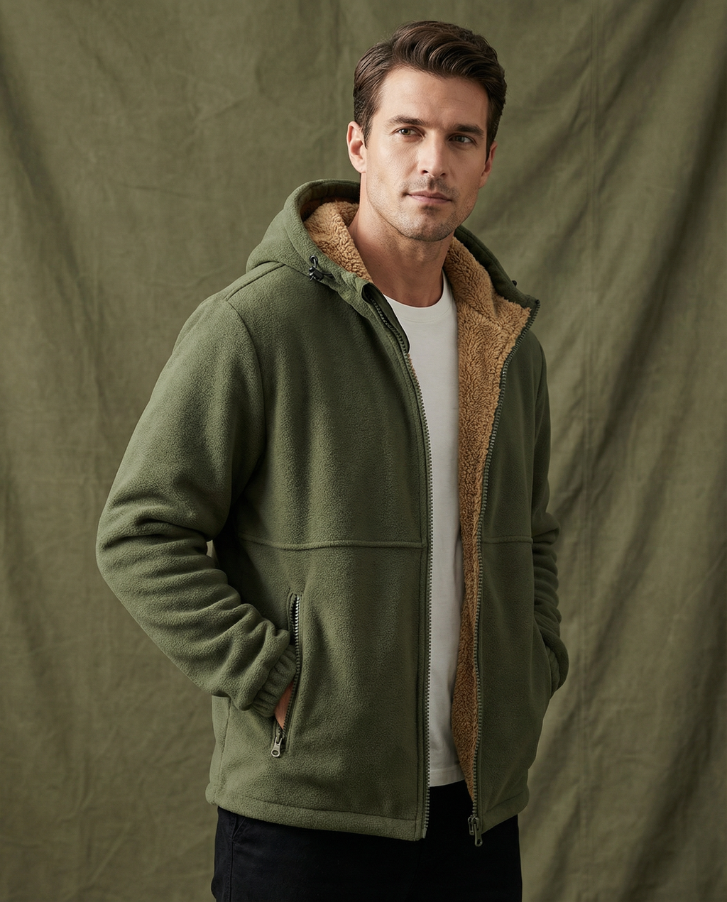 Lightweight Fleece Hoodie