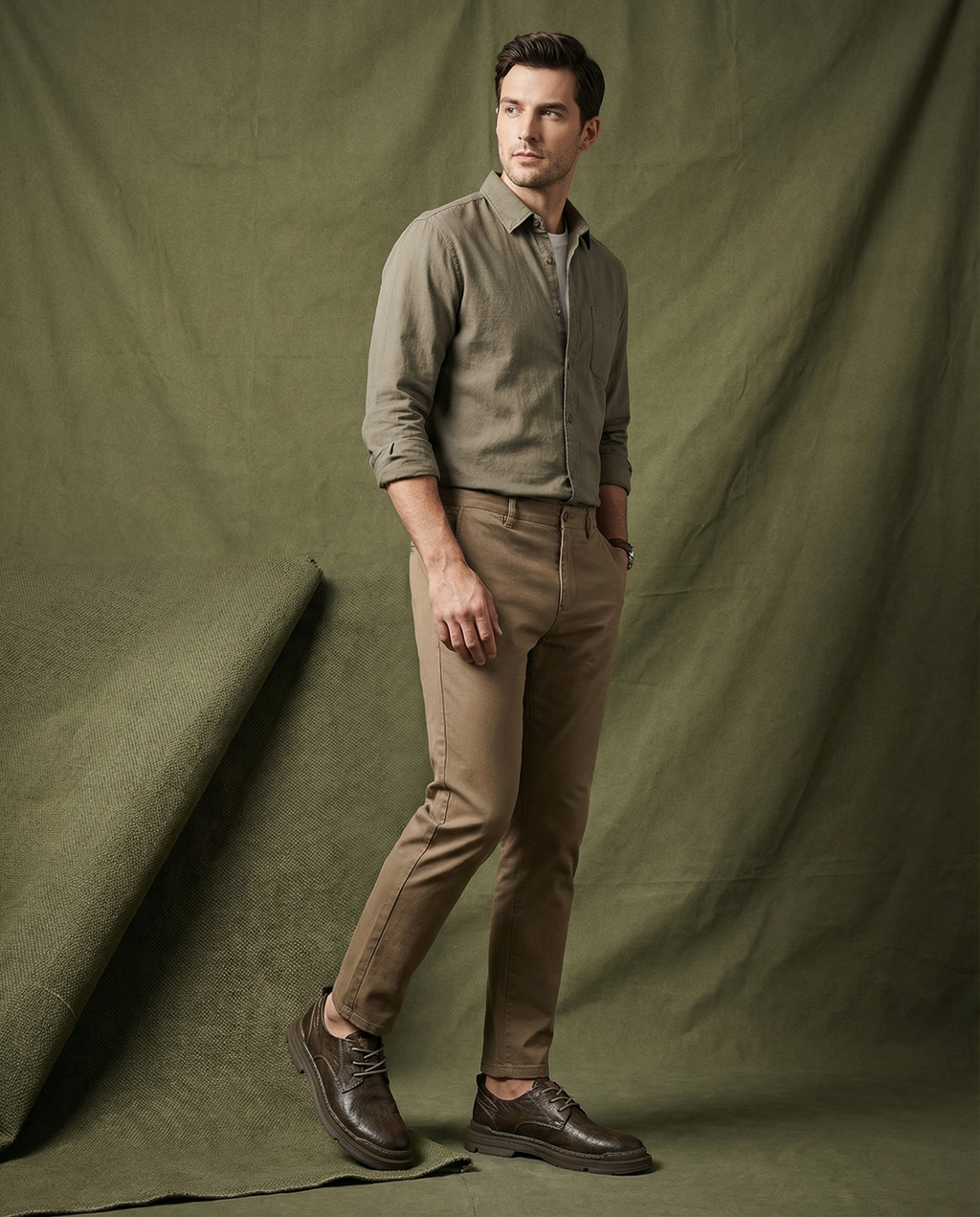 Full-Grain Leather Derby Shoes with Broken-In Comfort