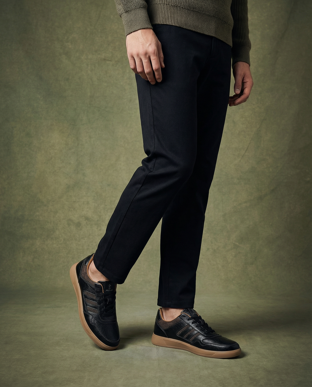 Leather Shoes with Rubber Sole