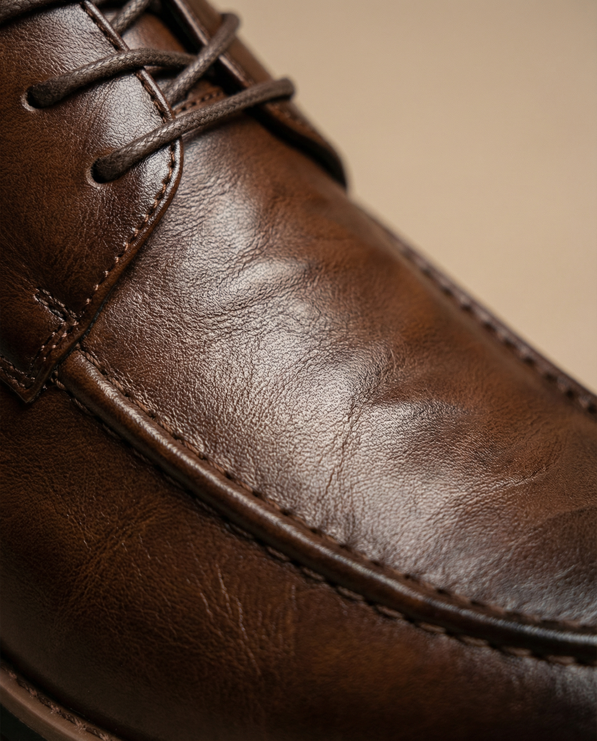 Leather Derby Shoes with Sturdy Sole
