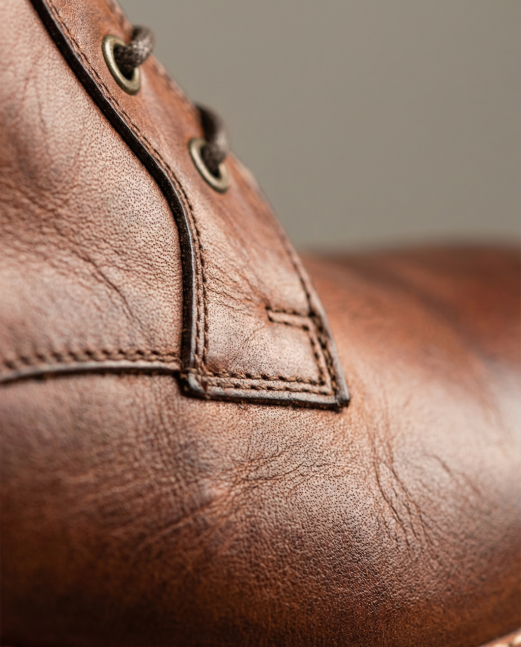 Rugged Cowhide Leather Boots