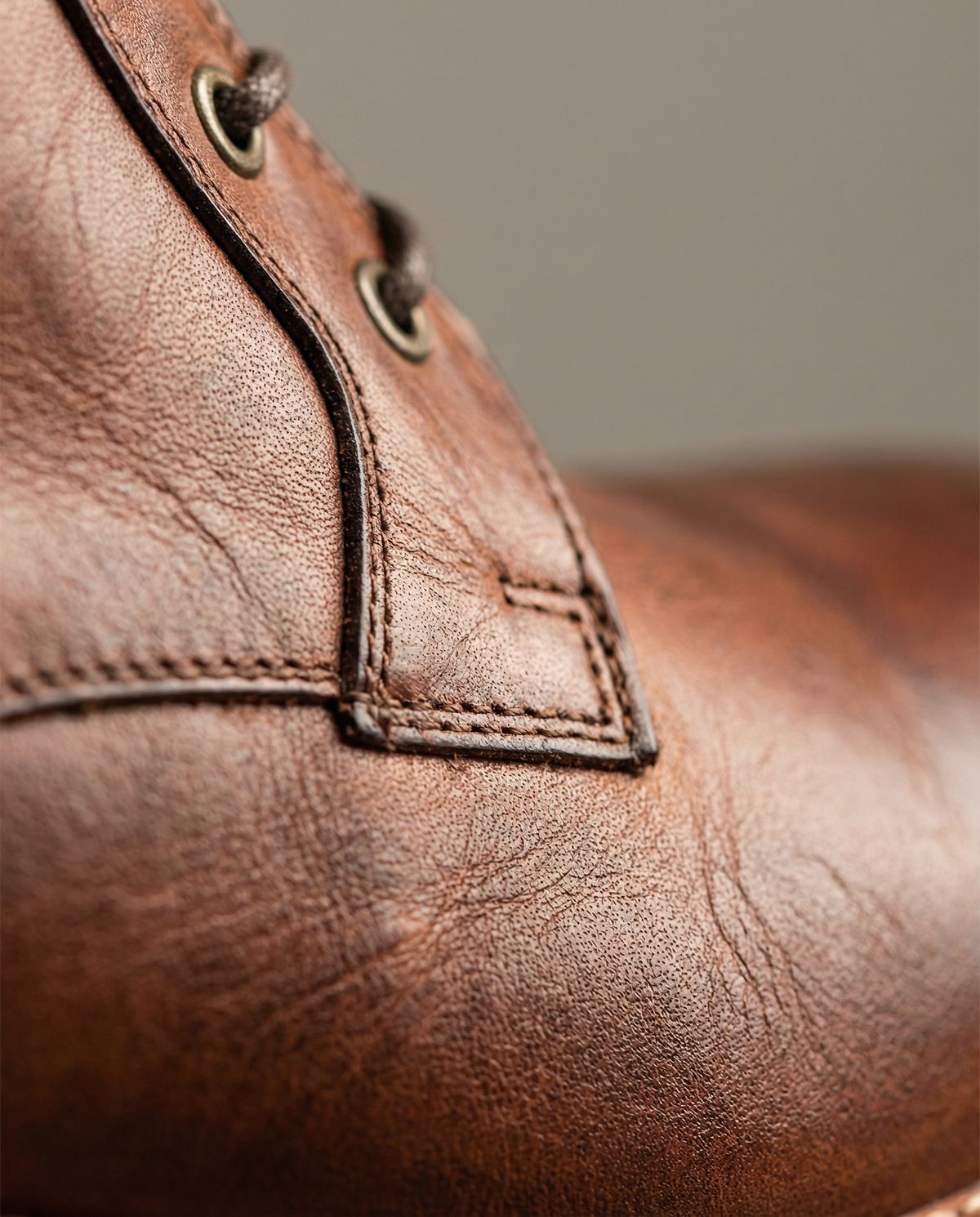 Rugged Cowhide Leather Boots