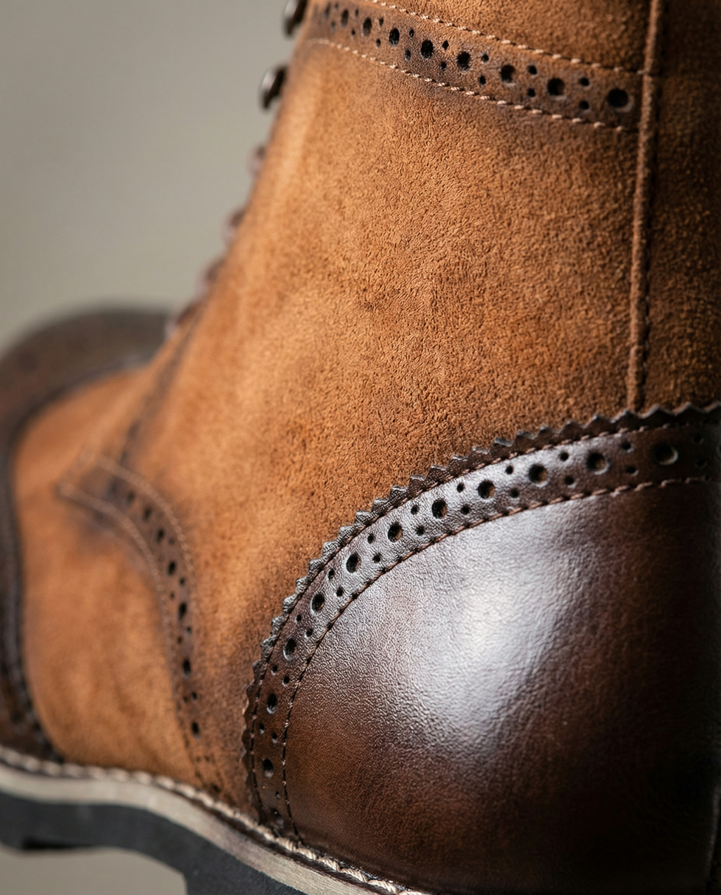 Burnished Leather Boots with Broken-In Comfort