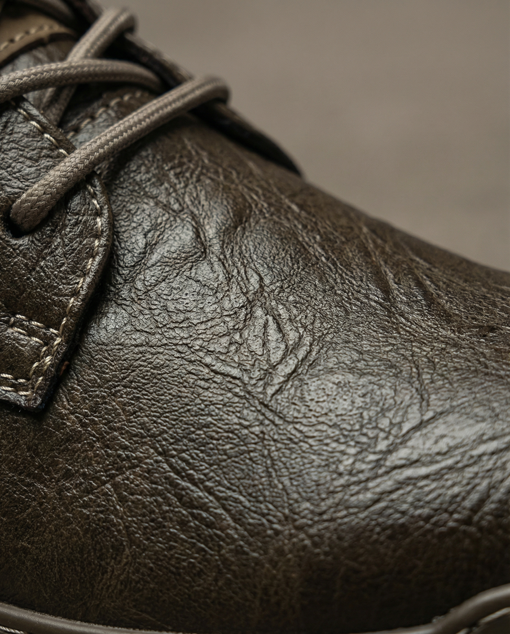 Full-Grain Leather Derby Shoes with Broken-In Comfort