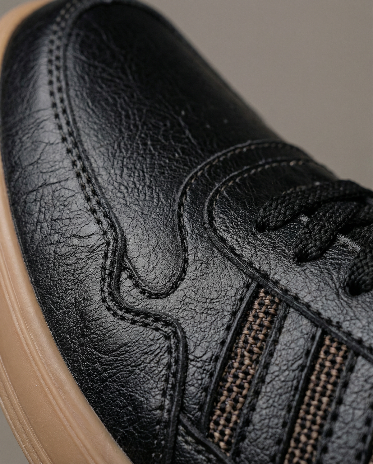 Leather Shoes with Rubber Sole