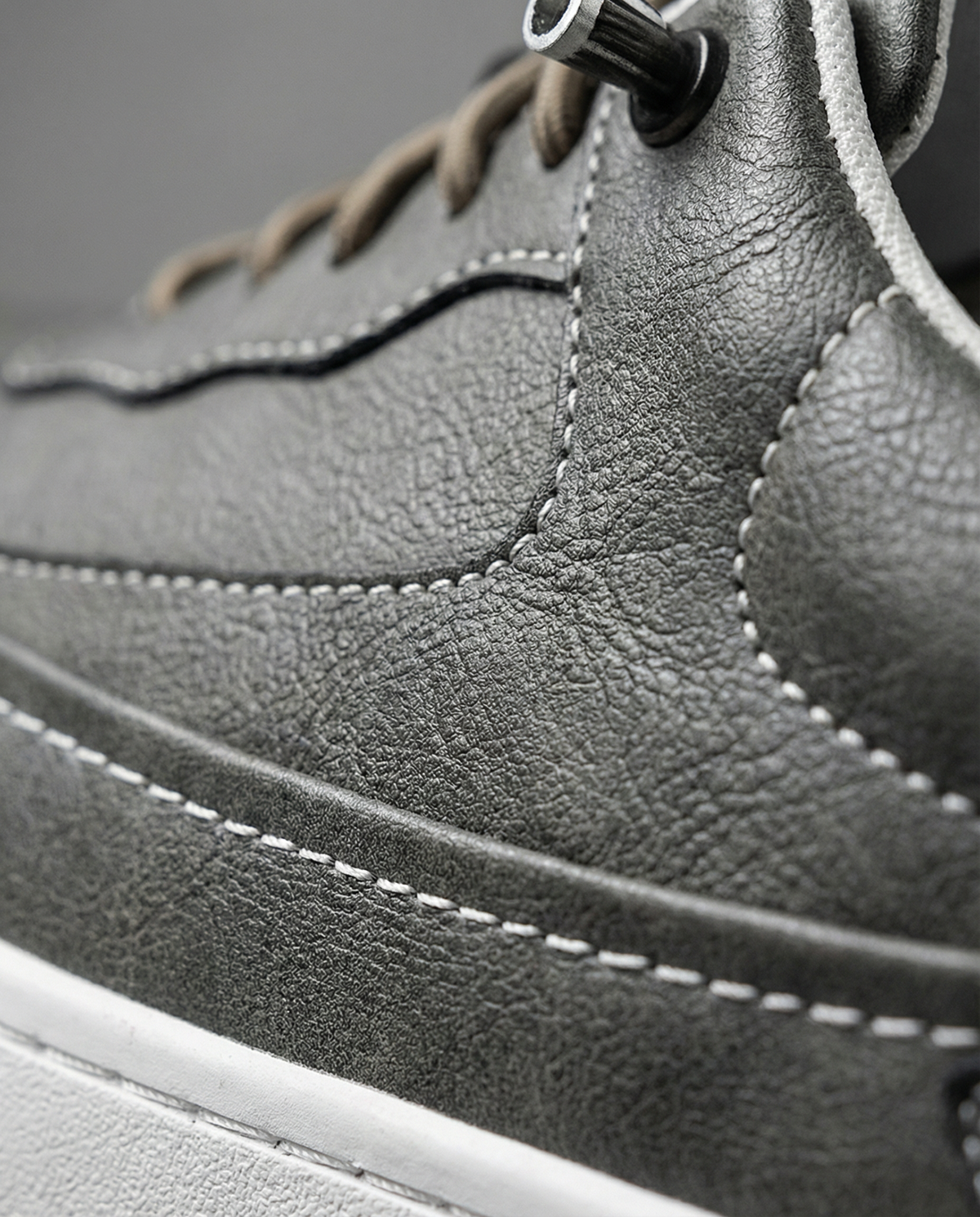 Casual Full-Grain Cowhide Leather Shoes