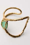 Statement Gemstones Textured Bracelet
