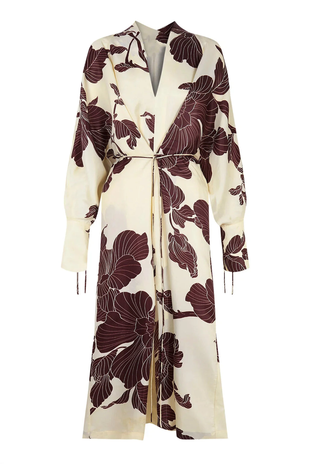 Modern Origami Print Kimono Dress