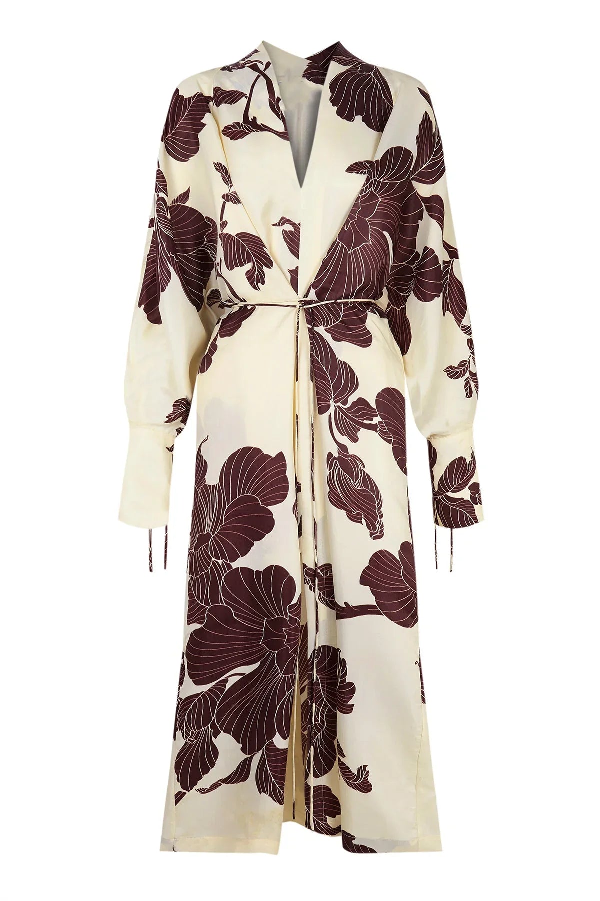 Modern Origami Print Kimono Dress