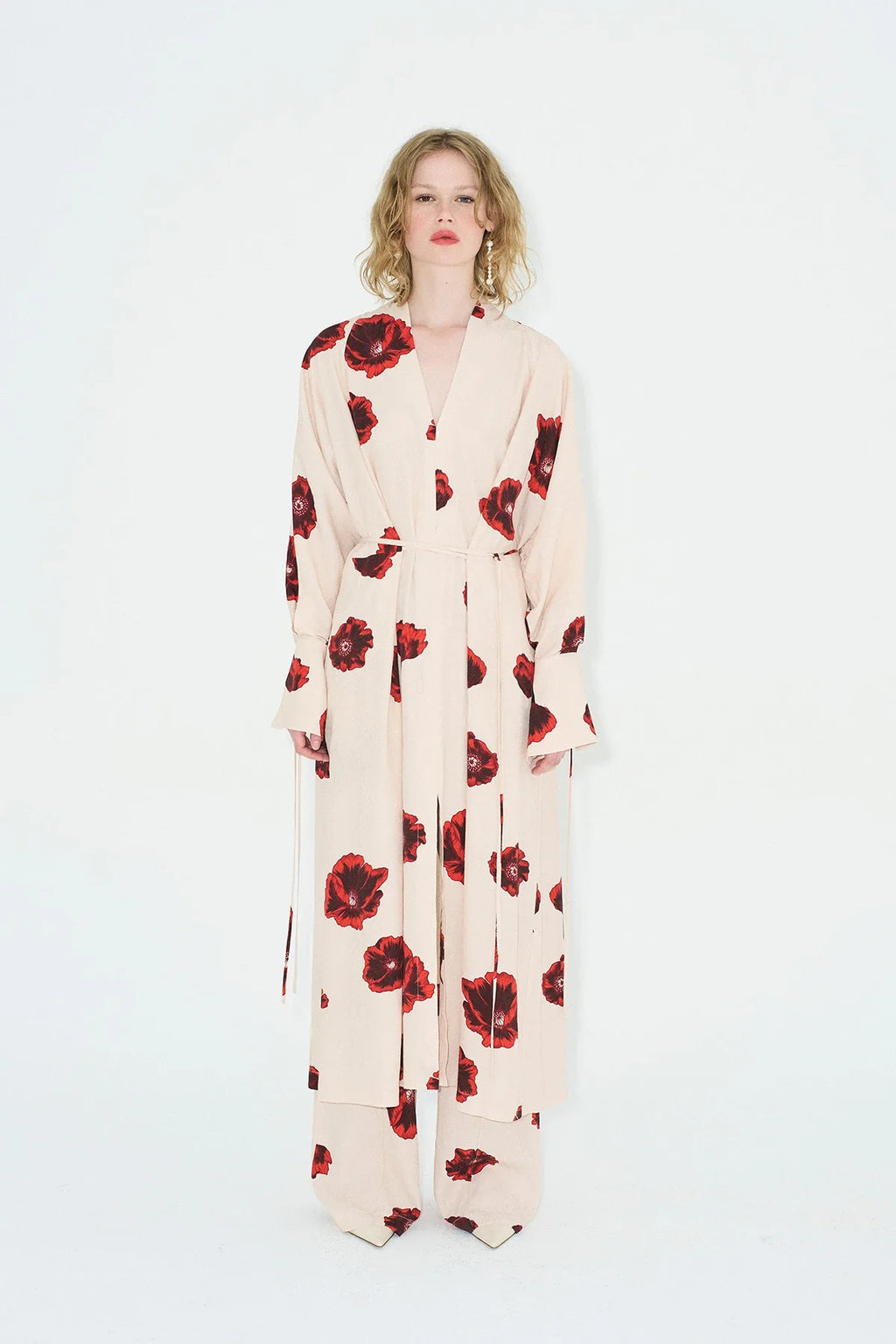 Modern Sahara Print Kimono Dress