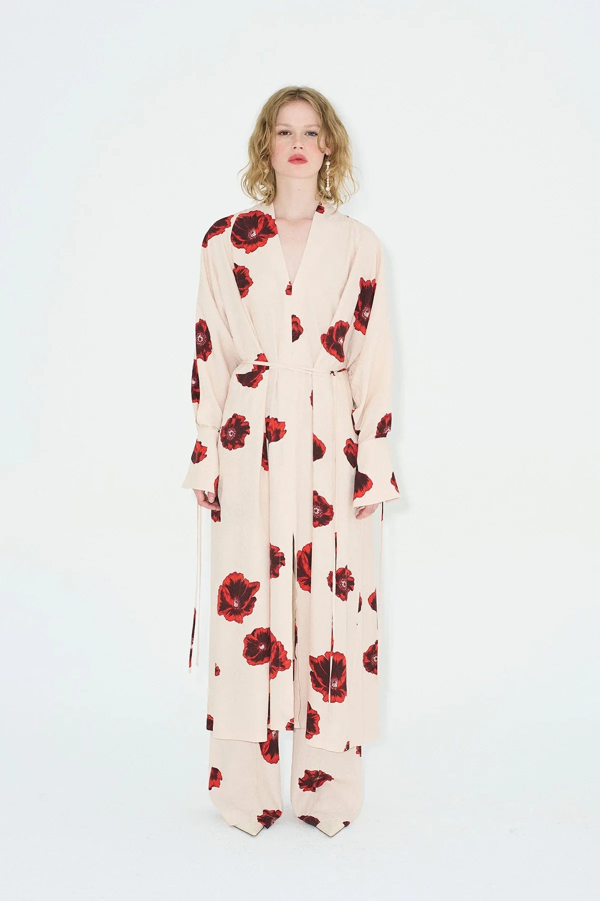 Modern Sahara Print Kimono Dress