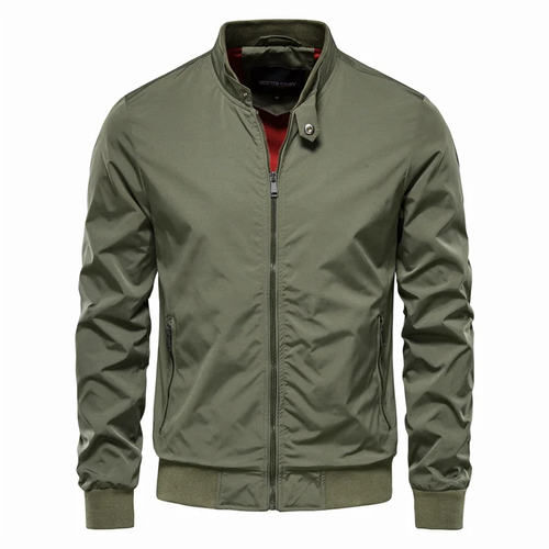 Breathable Jacket with Zip Front
